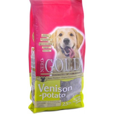 NERO GOLD super premium Для взрослых собак с Олениной и сладким картофелем (Venison&Potato 20/10)