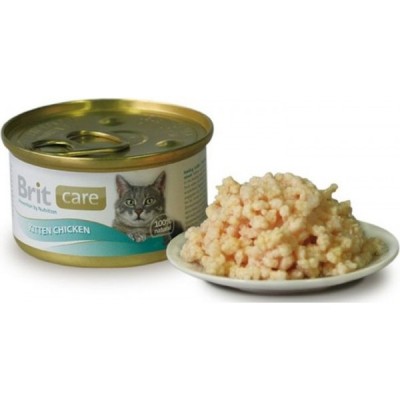 Brit (Брит) Care Cat Kitten Консервы для котят с цыпленком, 80гр. (05118)
