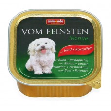 Animonda Vom Feinsten Menue Консервы для собак с Говядиной и картошкой 150г (P48956)