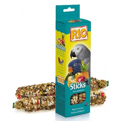 RIO Палочки для попугаев с фруктами и ягодами 2шт*90г (22150)