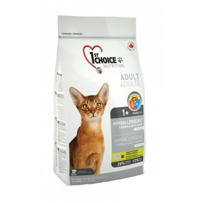 1st Choice HYPOALLERGENIC для кошек гипоаллергенный с уткой (без зерна)