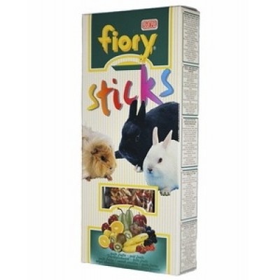 Fiory Sticks палочки для морских свинок и кроликов с фруктами, 100гр. (57252)