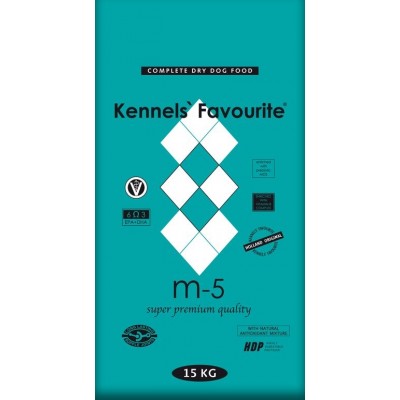 Kennels` Favourite M-5 Холодно-прессованный корм (Говядина) с глюкозамином и хондраитином Pellet 15 kg