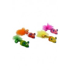 Papillon Игрушка "Мышка с бубенцом", латекс, 11см (Latex mouse with bell in assorted colours) 240001 / P23331