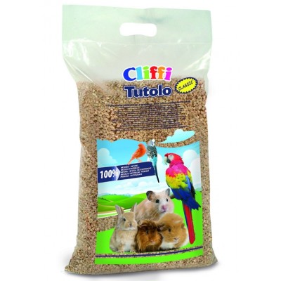 Cliffi Кукурузный наполнитель для грызунов: 100% органик (Tutolo Naturale)