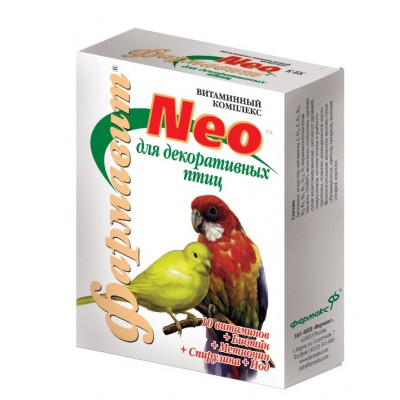 Фармавит Neo для декоративных птиц, порошок, 50г. (P51081)