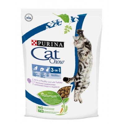 Cat Chow Special Care 3 in 1 для взрослых кошек тройной лечебный эффект