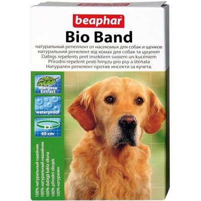 Beaphar BioBand Натуральный ошейник от насекомых для собак, 65см (17013)