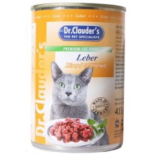 Dr. Clauder's консервы для кошек печень 415 гр. (P21636)