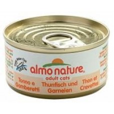 Almo Nature Classic консервы для кошек с Тунцом и Креветками 140гр. (20257)