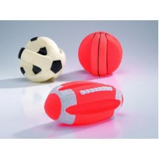 Beeztees Игрушка для собак "Мяч спортивный", винил, в ассортименте, 16см. (620038)