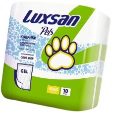 Luxsan Пеленки для животных 40*60см,10шт. (гелевый абсорбент)