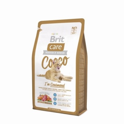 Brit Care Cocco Gourmand корм для кошек беззерновой (Brit Care Cat Cocco I'm Gourmand)