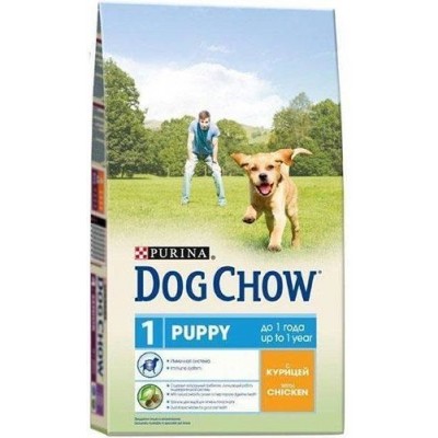 Dog Chow сухой корм для щенков с курицей (Puppy&Junior)