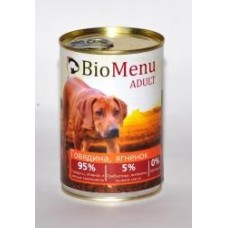 Bio Menu консервы для собак Говядина/Ягненок