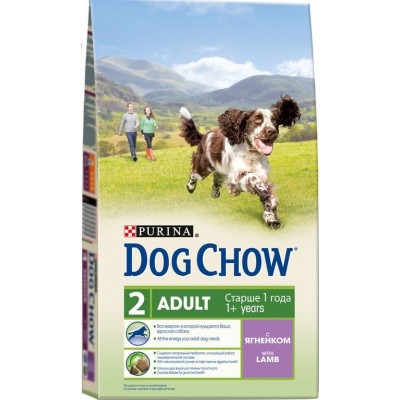 Dog Chow сухой корм для собак с ягненком и рисом (Adult Lamb)