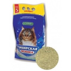 Сибирская кошка Супер Комкующийся наполнитель (крупные гранулы)