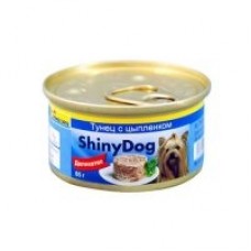 GIMBORN Shiny Dog Консервы для собак Тунец Цыпленок, 85 гр. (10466,510514)