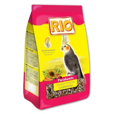 RIO корм для волнистых попугайчиков в период линьки