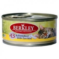 Berkley консервы для кошек #13 Кролик и говядина с цукини 100г (75112)