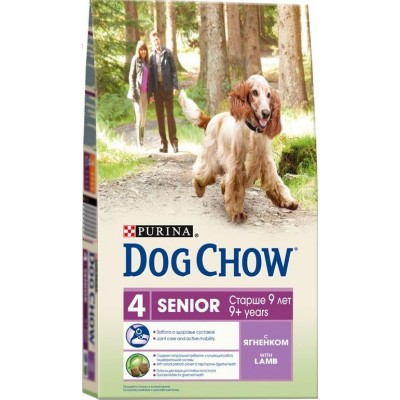 Dog Chow сухой корм для собак старше 9 лет с ягненком (Senior)