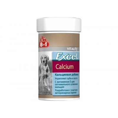 Витамины 8 in 1 Excel Calcium для собак Кальций, фосфор и витамин D