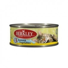 Berkley консервы для котят #3 Кролик с овощами 100г (75102)