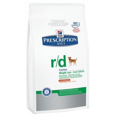 Hill's Prescription Diet R/D сухой корм для собак, для лечения ожирения, 1.5кг (12044)