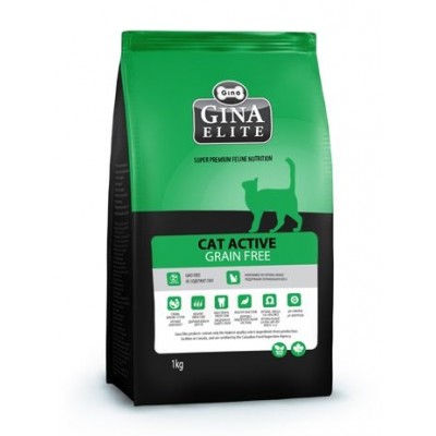 Gina Elite Cat Active Grain Free сухой для активных кошек