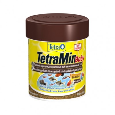 Тетра 199156 TetraMin Baby Корм для мальков, микрохлопья 66 мл (15785)
