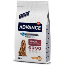 Advance MEDIUM SENIOR для пожилых собак средних пород с курицей и рисом 7+