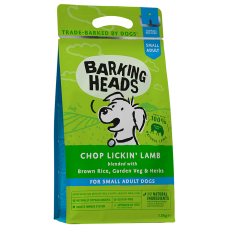 Barking Heads CHOP LICKIN' LAMB FOR SMALL ADULT для собак малых пород с ягненком и рисом "Мечты о ягненке"