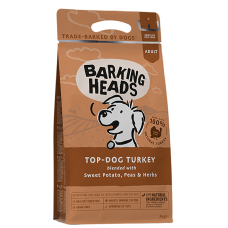 Barking Heads TOP-DOG TURKEY Беззерновой для собак с Индейкой и бататом "Бесподобная индейка"