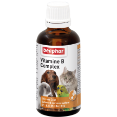 Beaphar Кормовая добавка Vitamine B Complex для всех домашних животных 50мл.  (12523)