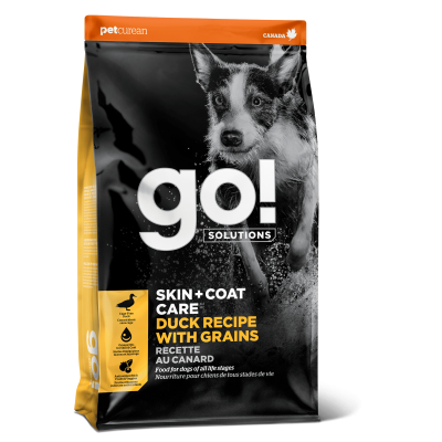 GO! SKIN & COAT для щенков и собак с цельной Уткой и овсянкой