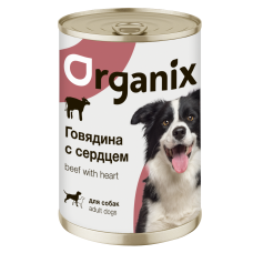 Organix консервы для собак говядина с сердцем