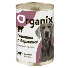 Organix консервы для собак говядина с бараниной