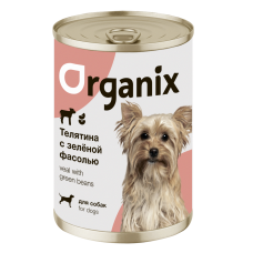 Organix Консервы для собак Телятина с зеленой фасолью