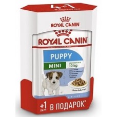 Royal Canin MINI PUPPY Влажный корм для щенков малых пород с 2 до 10 месяцев, 85г  4+ 1(P344190)