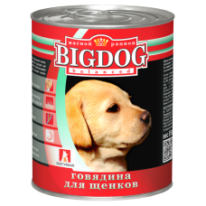 Зоогурман консервы для щенков BIG DOG с Говядиной 850г (P18949)