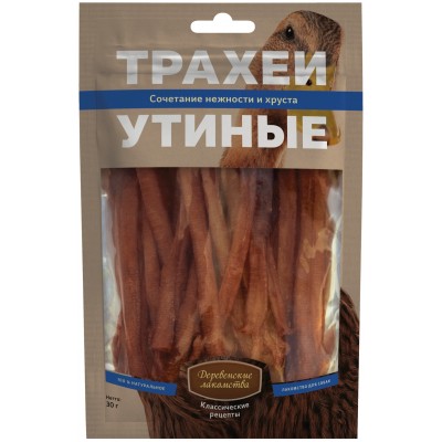 Деревенские лакомства для собак Трахеи утиные 30 гр (76050588)