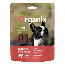 Organix Лакомство для собак малых пород "Нарезка из филе говядины" 100% мясо 50г (P51389)