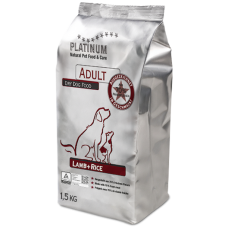 Platinum Adult Lamb + Rice  полнорационный корм для собак - ягненок+рис