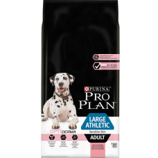 Pro Plan LARGE ADULT ATHLETIC OPTIBALANCE корм для собак крупных пород атлетического телосложения с чувствительной кожей с лососем, 14кг (P40487)