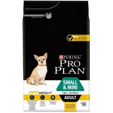Pro Plan OPTIWEIGHT для склонных к избыточному весу или стерилизованных взрослых собак мелких и карликовых пород с курицей и рисом, 3кг (P35257)