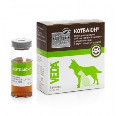 Фитодиета КОТБАЮН кормовая добавка для профилактики стресса у кошек и собак, настой, 3фл. по 10мл (P34311)